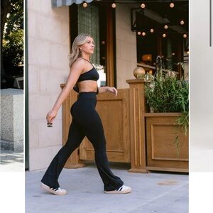 NWT P’Tula BareProRibbed Waist Flare Long